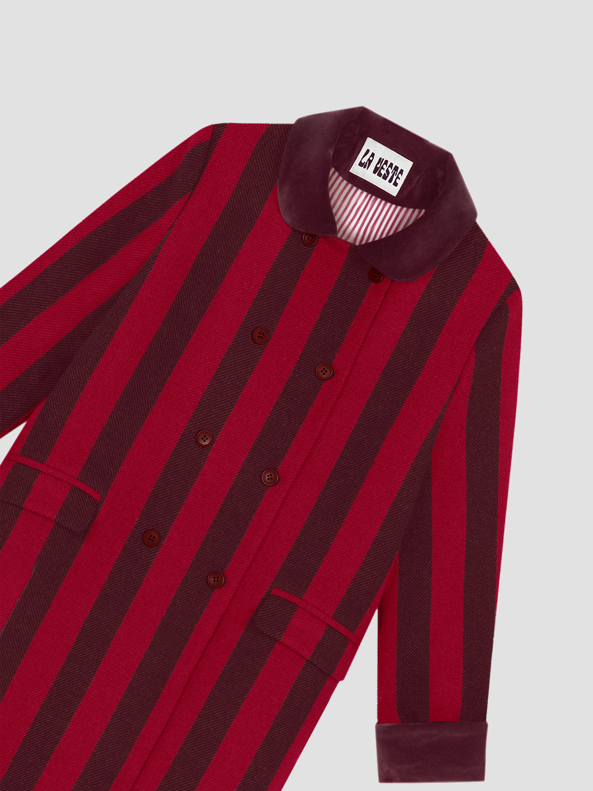 Miranda Coat Striped 07