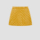 Acid Rain Mini Skirt Yellow