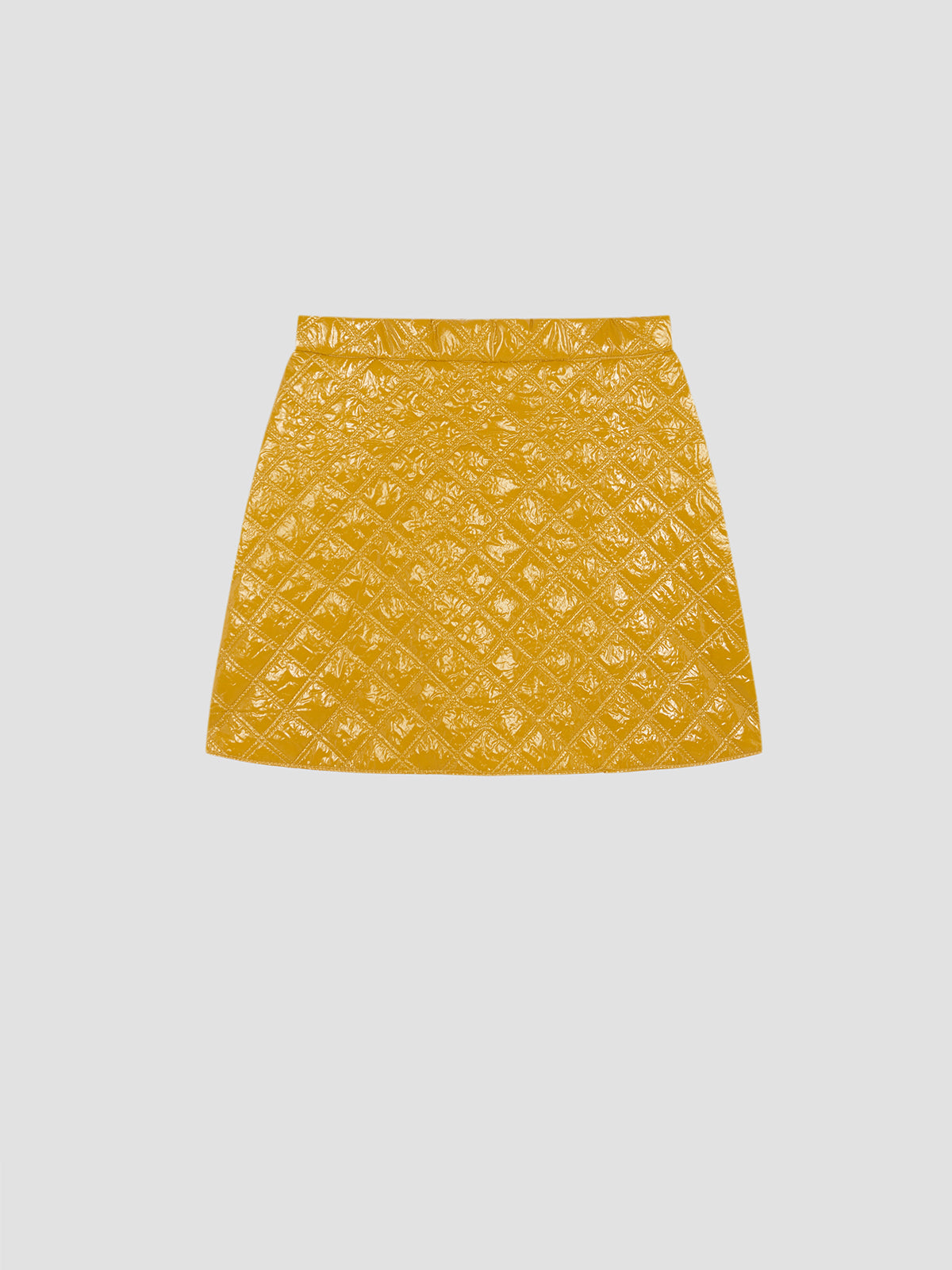 Acid Rain Mini Skirt Yellow