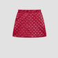 Acid Rain Mini Skirt Red