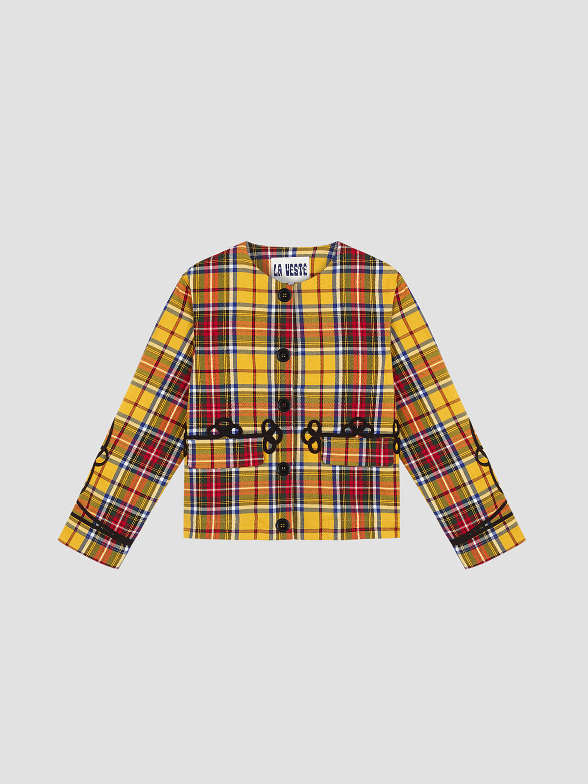 Calton Blazer Tartan Yellow