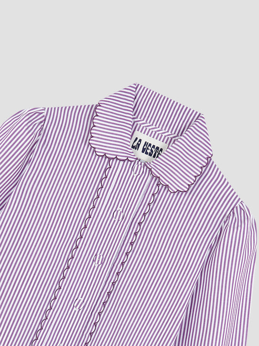 Blackboard Shirt Striped Purple