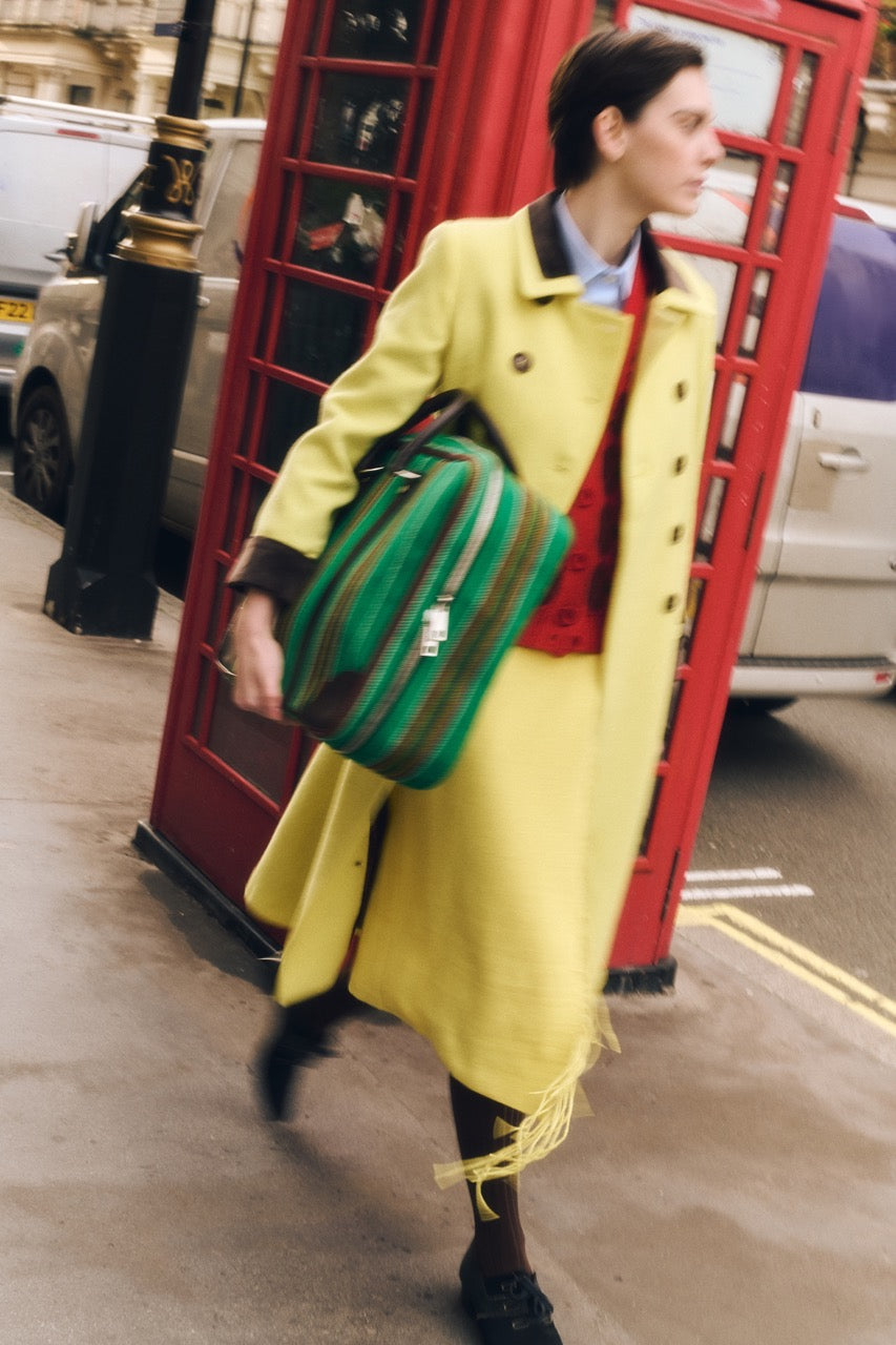 Pippi Wool Suitcase Green