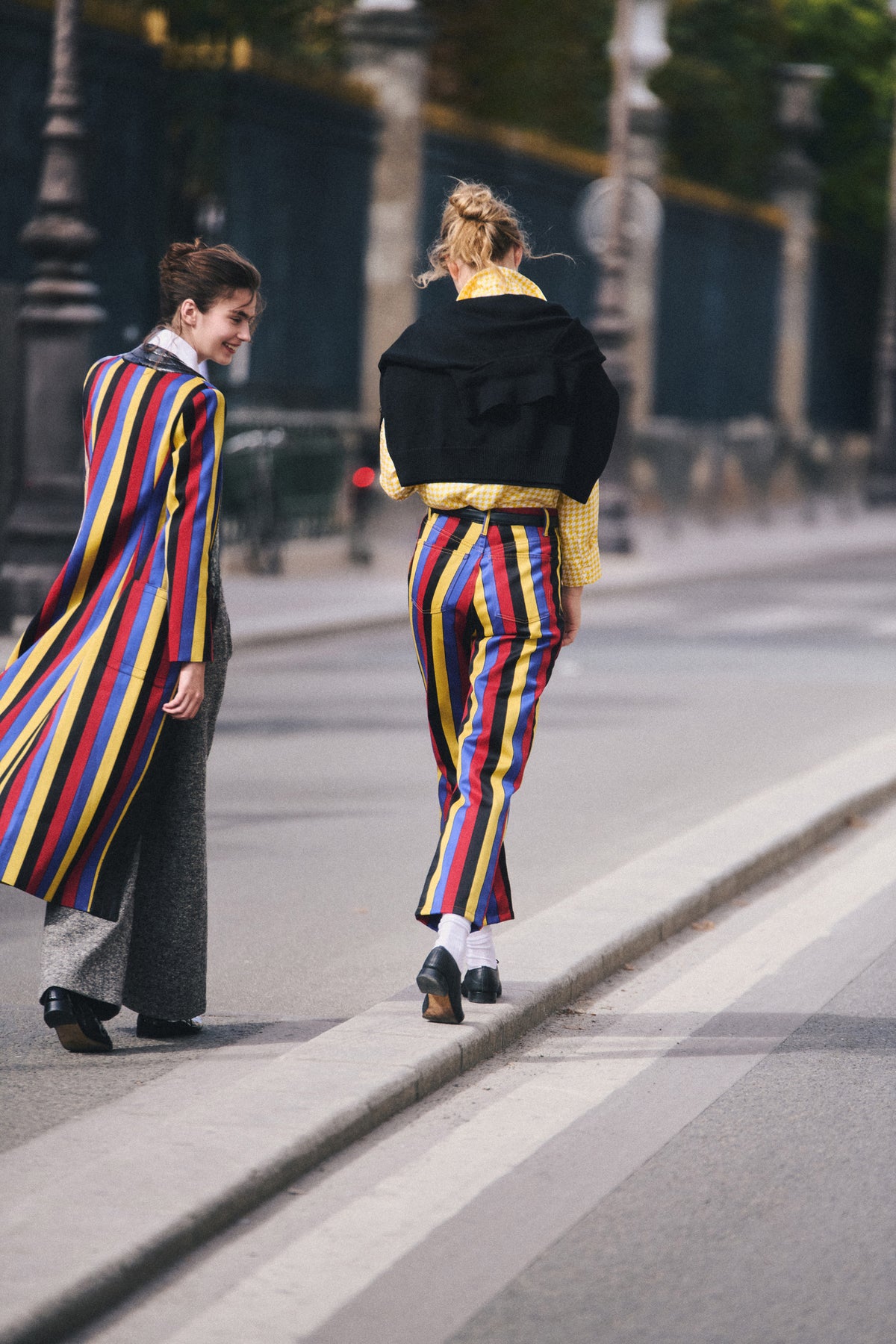 Lucky Coat Striped