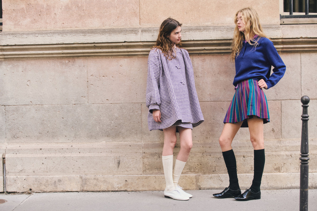 Moonlight Pleated Mini Skirt