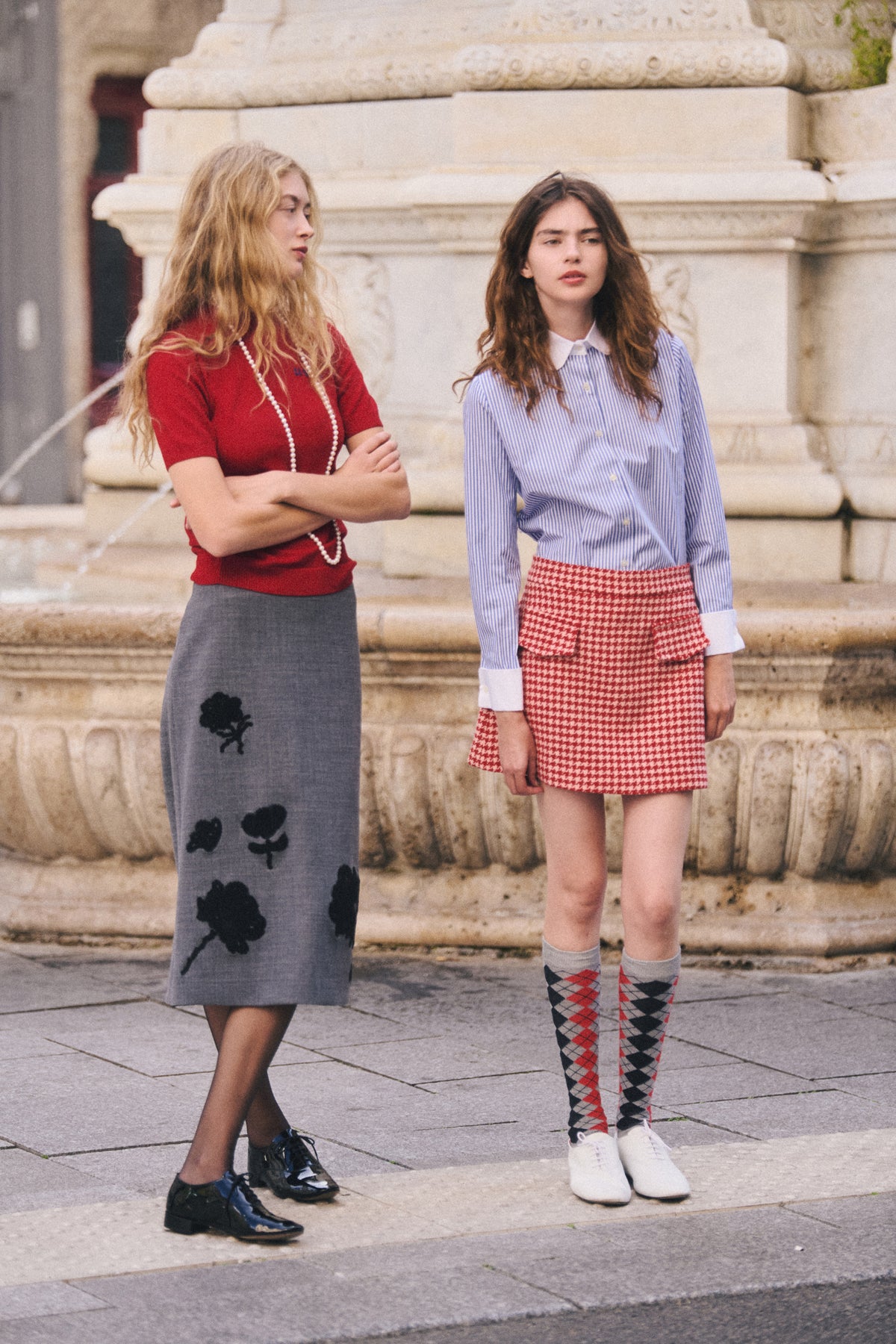 Magnolia Skirt Red