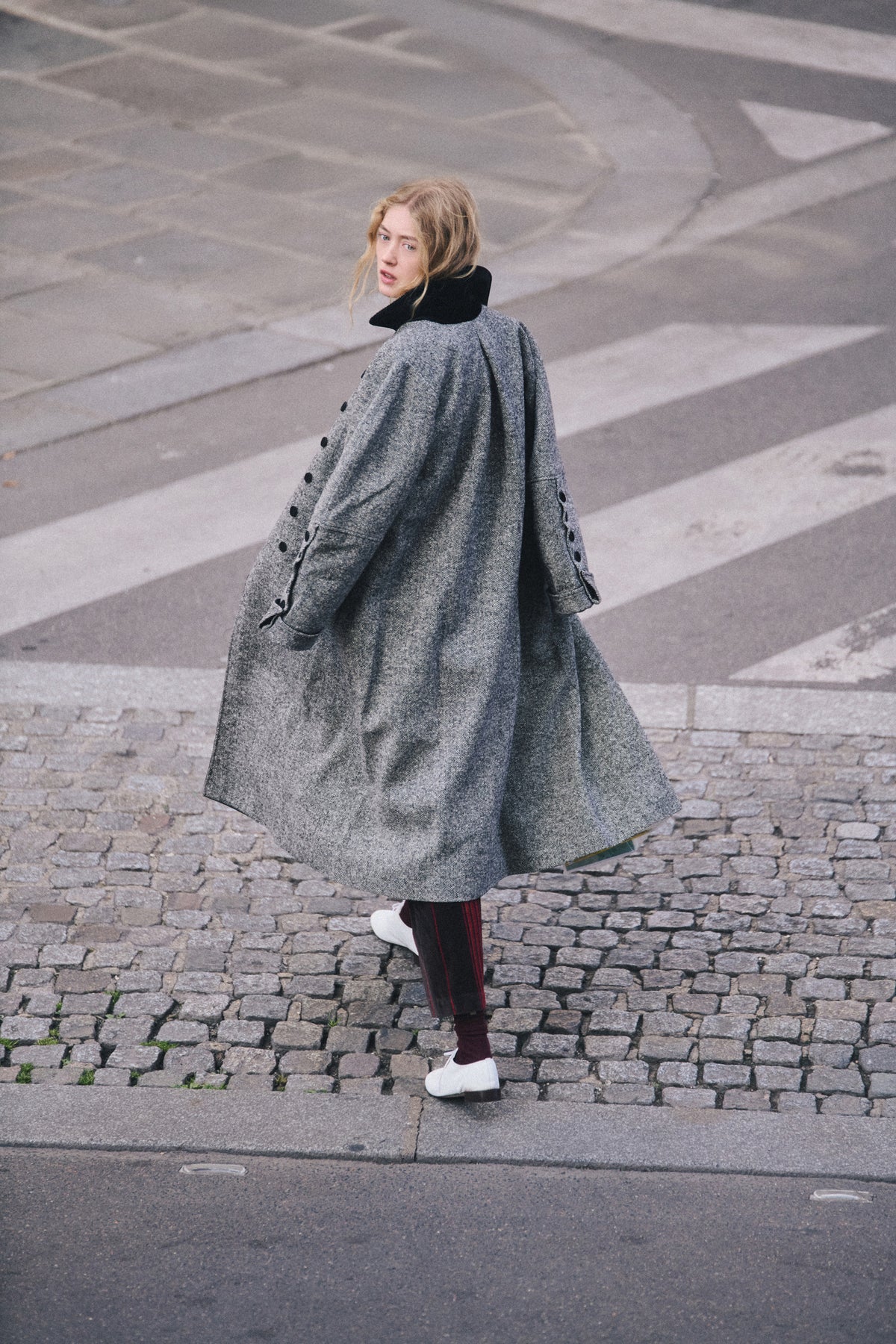 Daisy Wool Coat Black