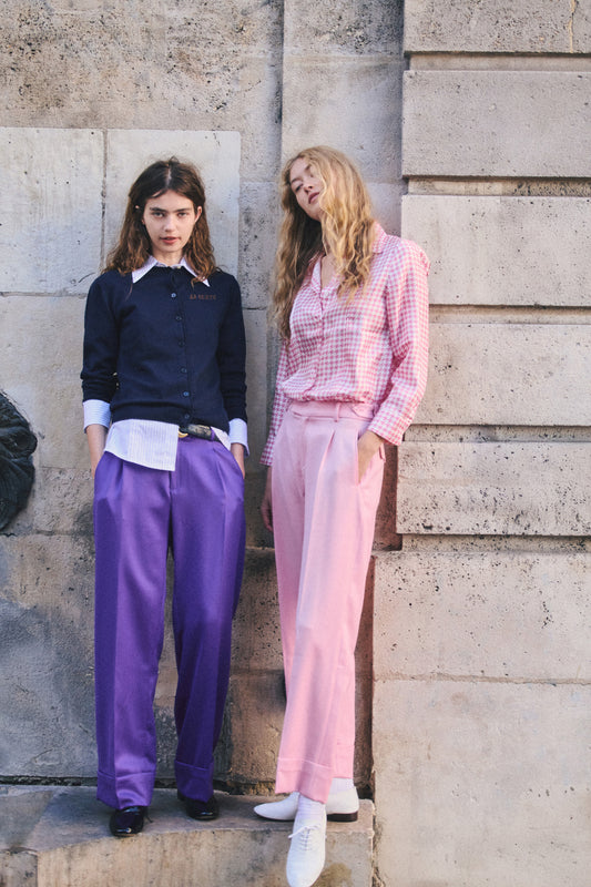 Trama Pants Purple