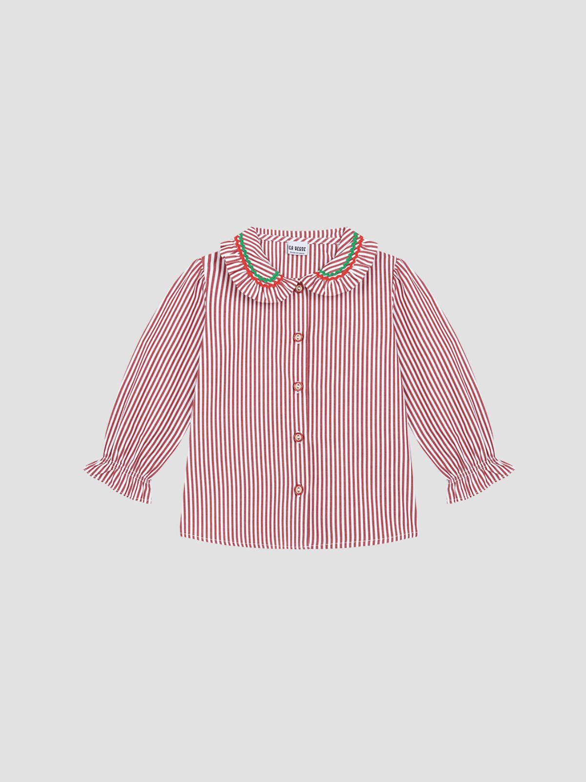 Mini School Shirt Striped Red