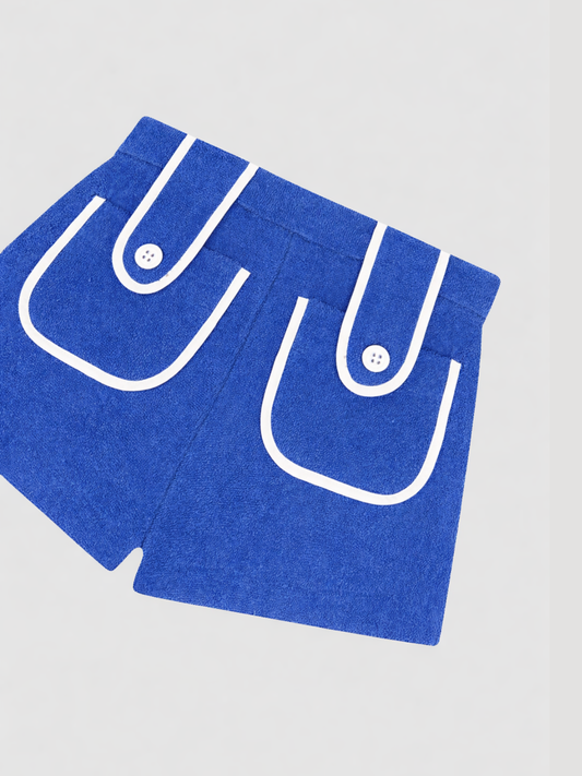 Carambola Towel Shorts Royal Blue