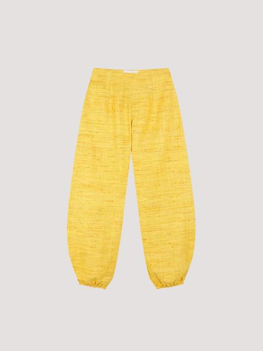 Boogie Silk Pants Yellow