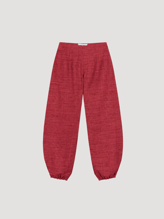 Boogie Silk Pants Red