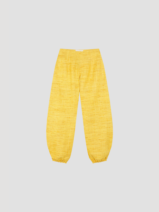 Boogie Silk Pants Yellow