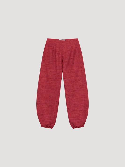 Boogie Silk Pants Red