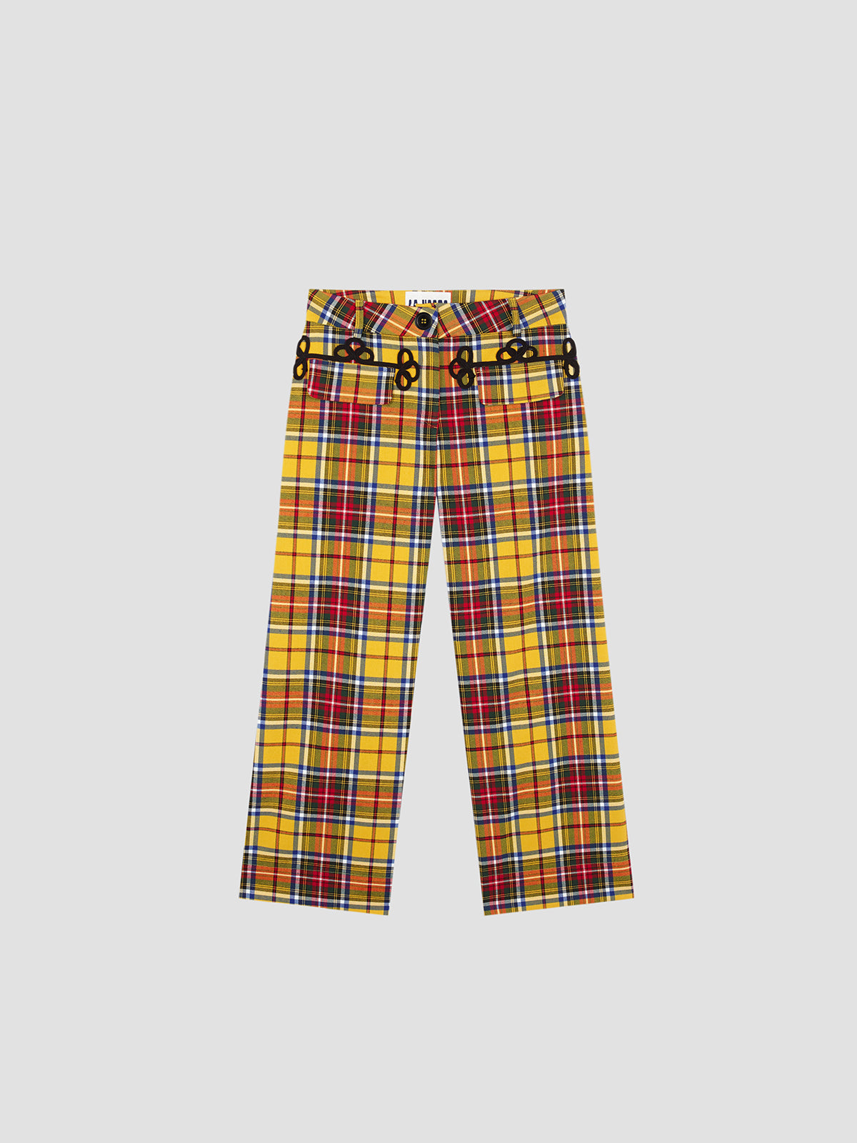 Jason Pants Tartan Yellow