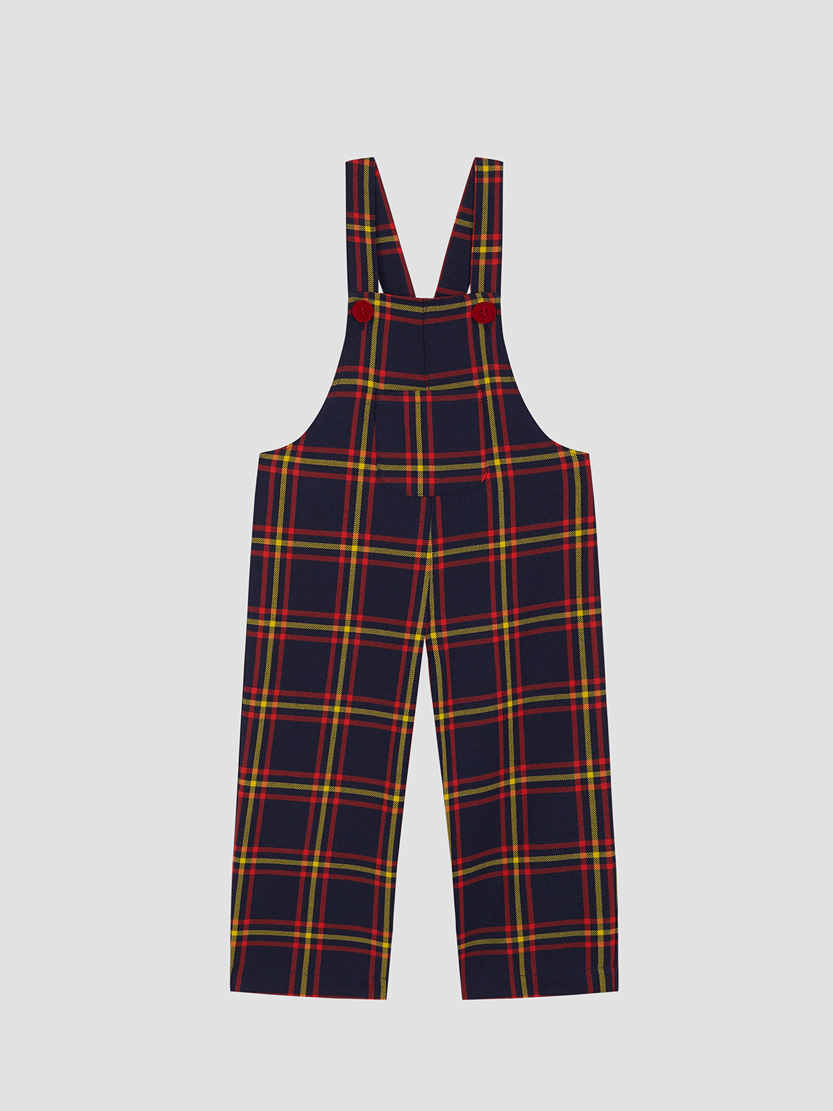 Mini Jumpsuit Tartan Navy