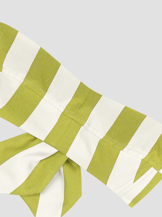 Bandeau Striped Lime