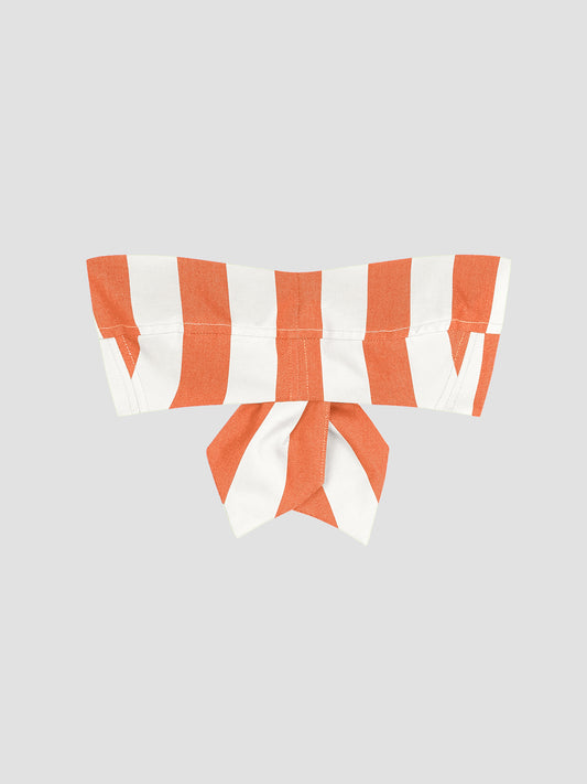 Bandeau Striped Orange
