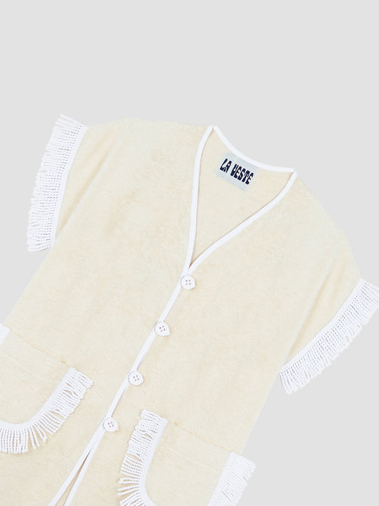 Pitaya Towel Dress Marfil