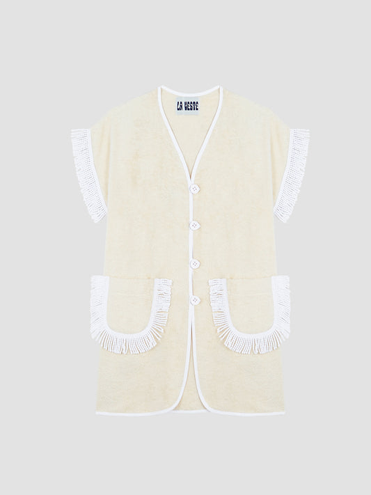 Pitaya Towel Dress Marfil