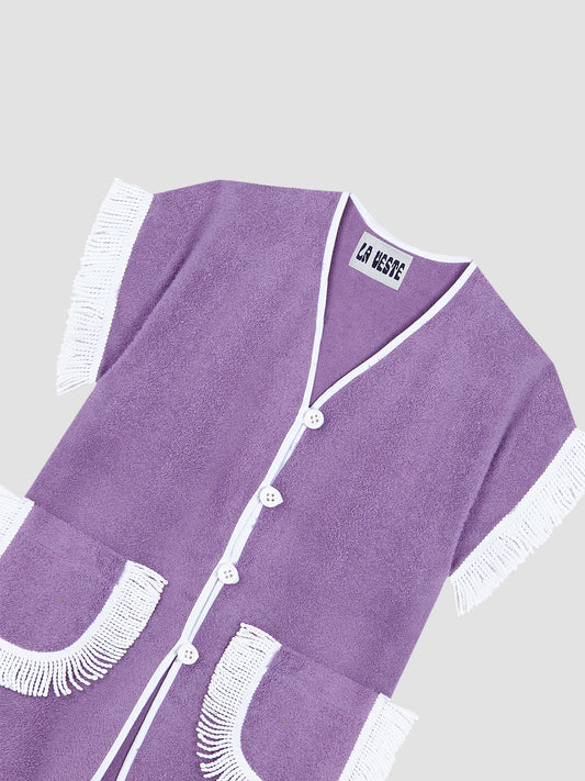 Pitaya Towel Dress Purple