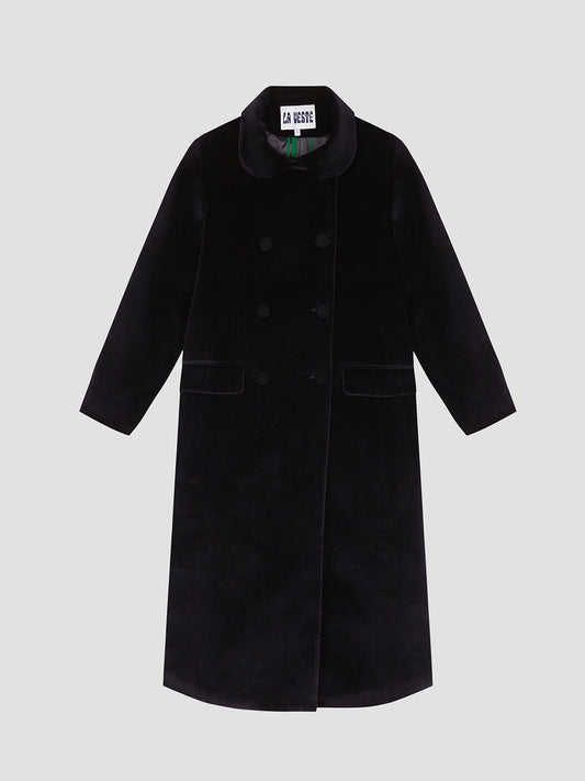 Miranda Coat Velvet Black