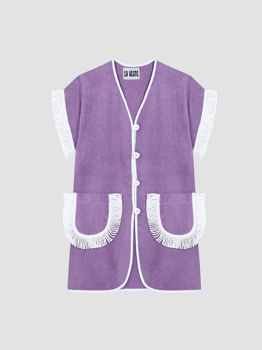 Pitaya Towel Dress Purple