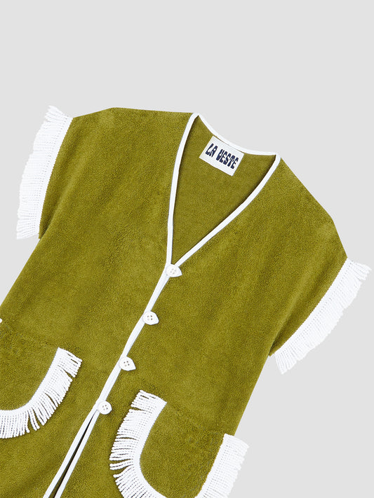 Pitaya Towel Dress Kaki