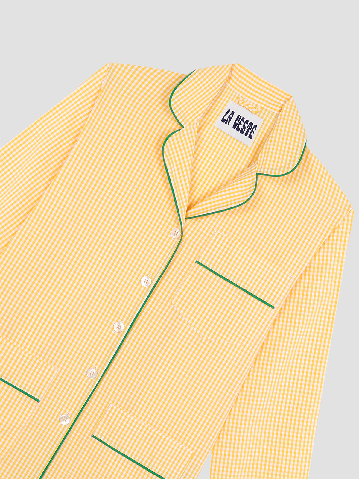 Alpino Pijama Check Yellow