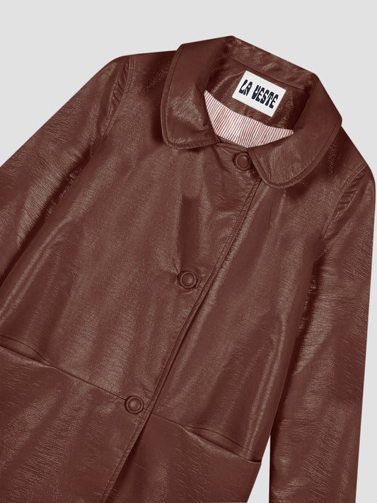 Señorita Out Of School Trench Coat Brown