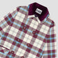 Miranda Coat Tartan Celeste