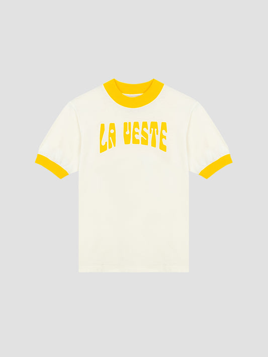 Ringer Tee Shirt Yellow