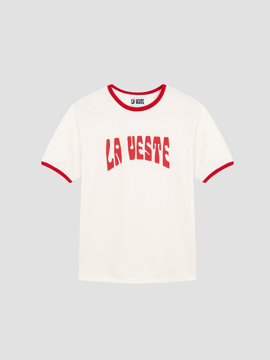Ringer Tee Shirt Red