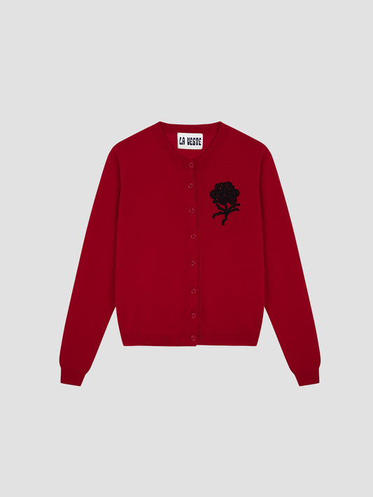 Rocio Cardigan Red