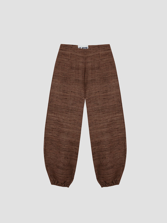 Boogie Silk Pants Brown