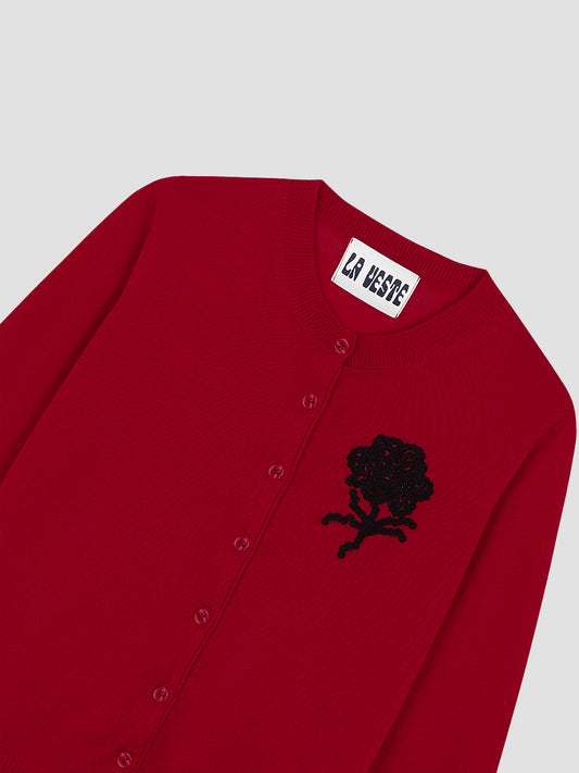 Rocio Cardigan Red