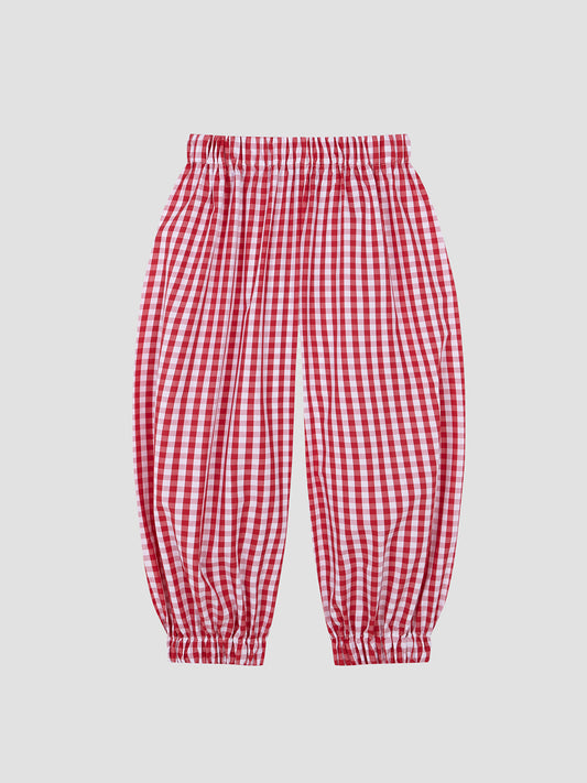 Bombacho Pants Big Red Check