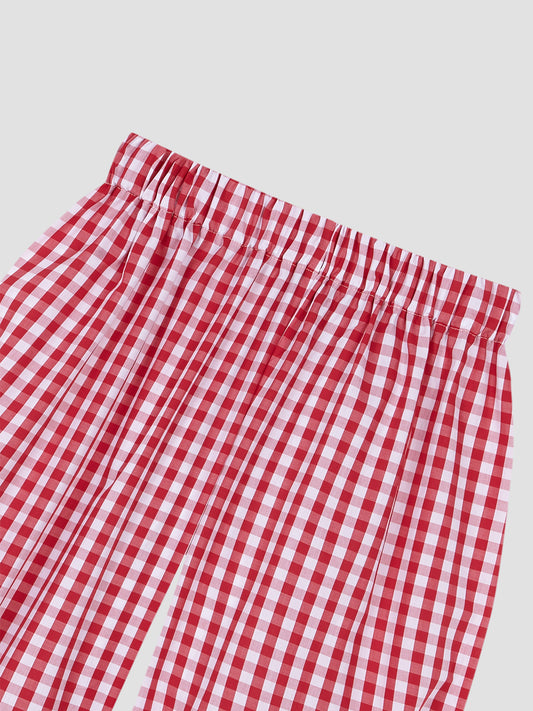 Bombacho Pants Big Red Check