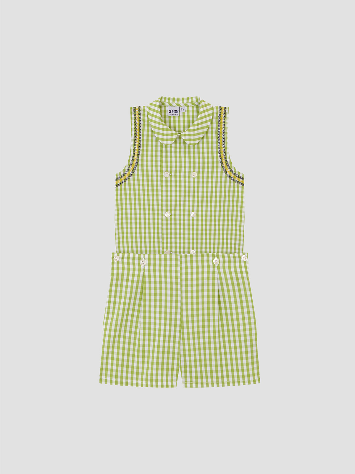 Two Piece Vichy Set Green