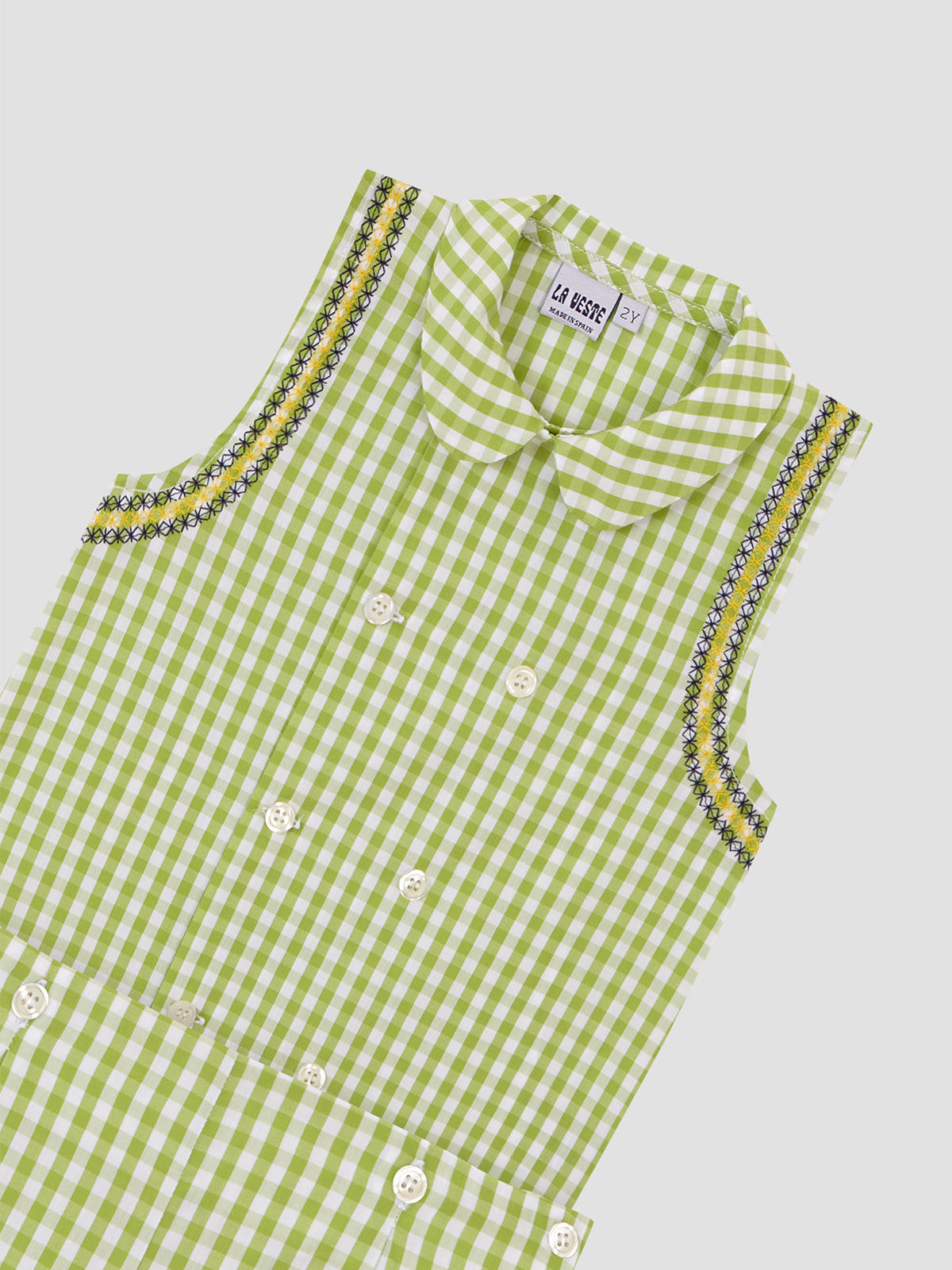 Two Piece Vichy Set Green