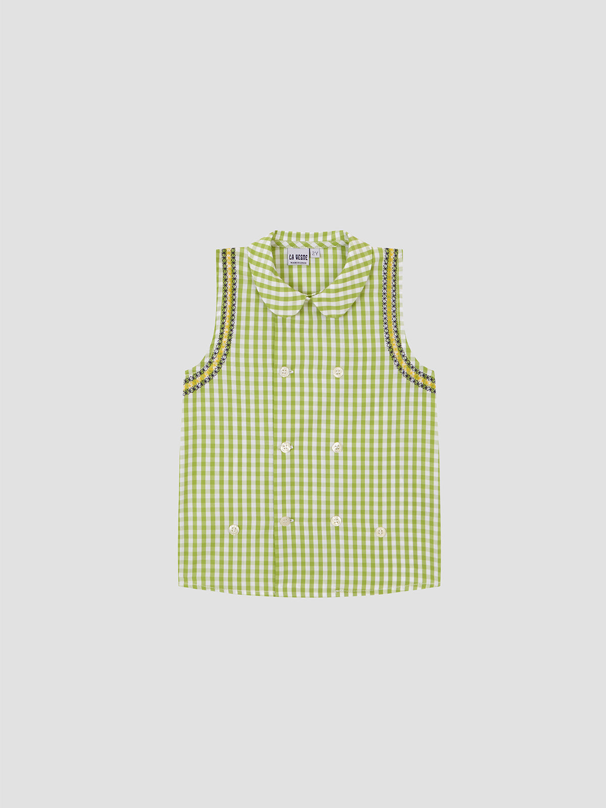 Two Piece Vichy Set Green