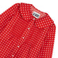 Polka Shirt Silk Red