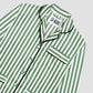 Green striped pyjama with blue lining