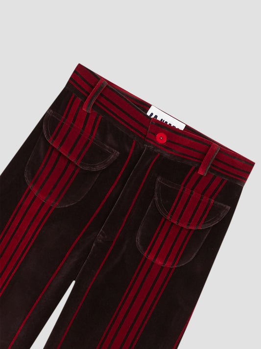 Tombola Velvet Pants Brown