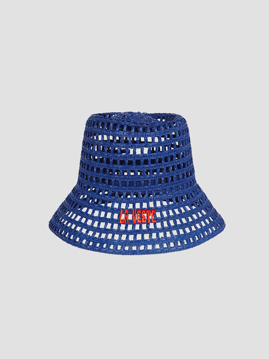 Solana Raffia Hat Blue
