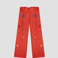 Cotillon Pants Linen Red