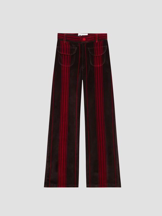 Tombola Velvet Pants Brown