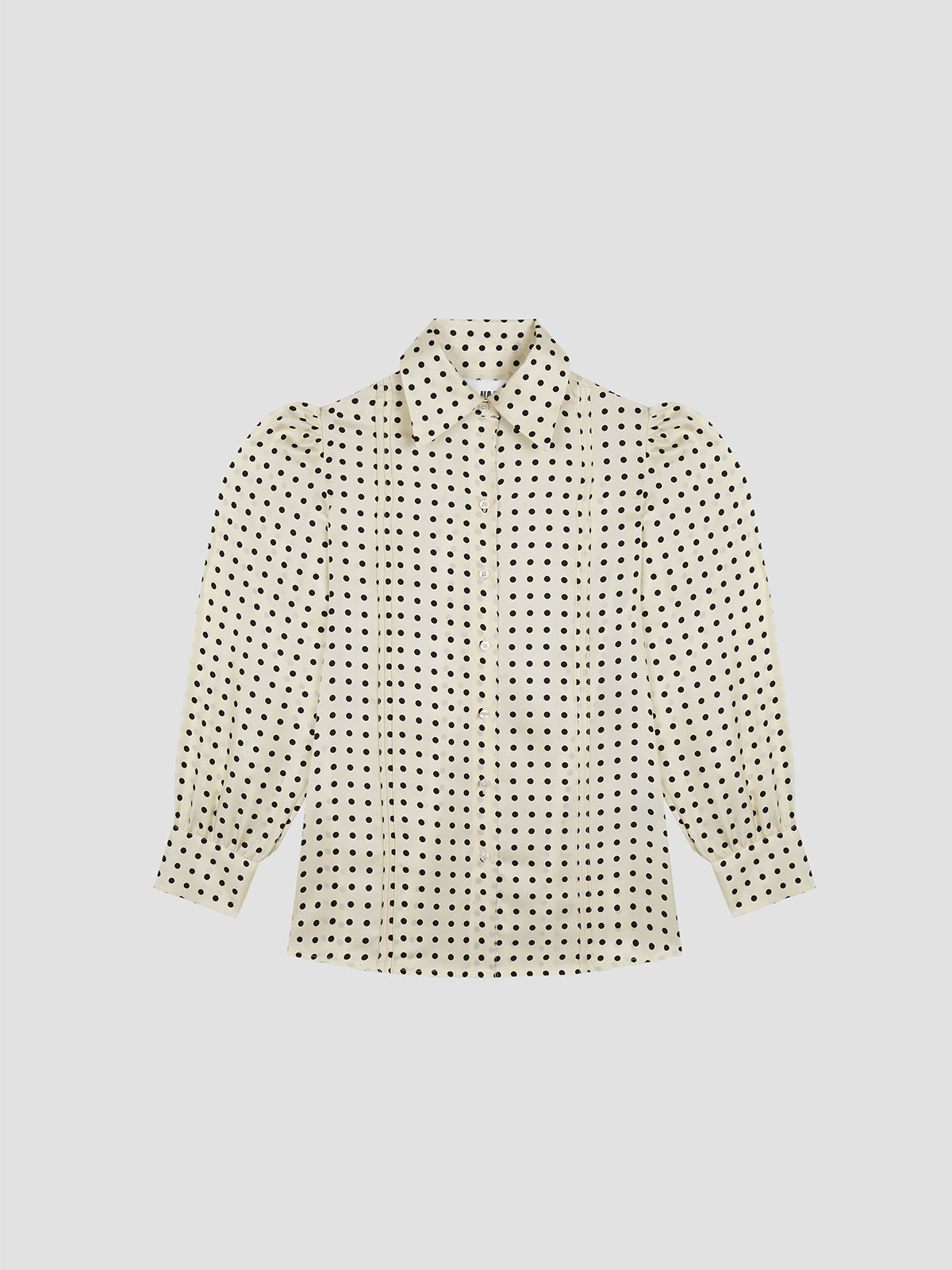 Gina Dots Silk Shirt Off White