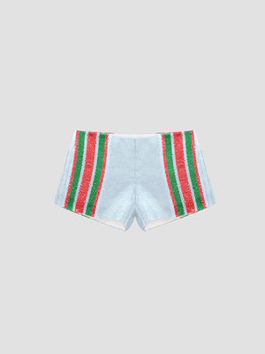 Pippi Sequin Shorts Celeste