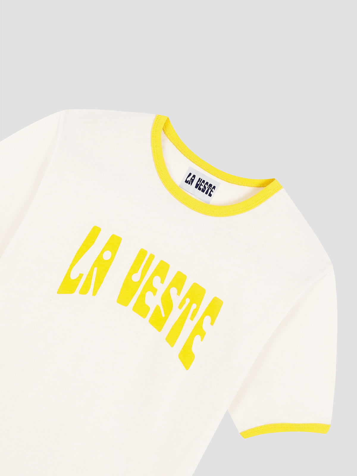 Ringer Tee Shirt Yellow